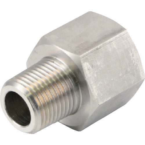 ASOH Stainless Steel Conversion Socket External UNF 1/4-28 x Internal PT 1/8 NF-8281 1 pc