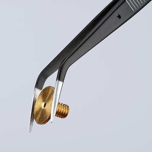 KNIPEX 9234−37 精密ピンセット 155MM ガイドピン付 9234-37 1 本