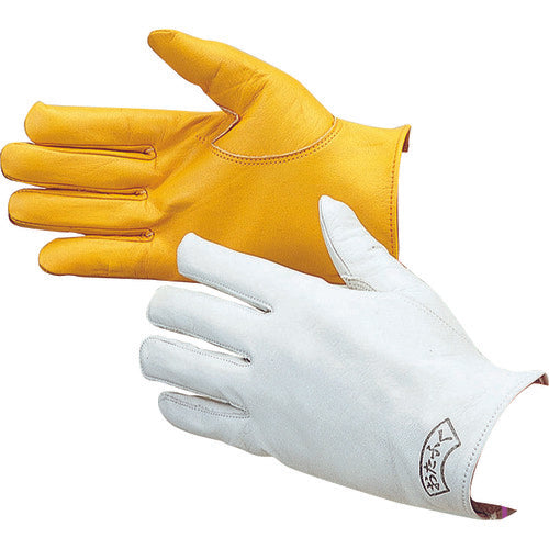 Otafuku 410 Leather Crest (without cuffs) Yellow 410-YL 1 pair