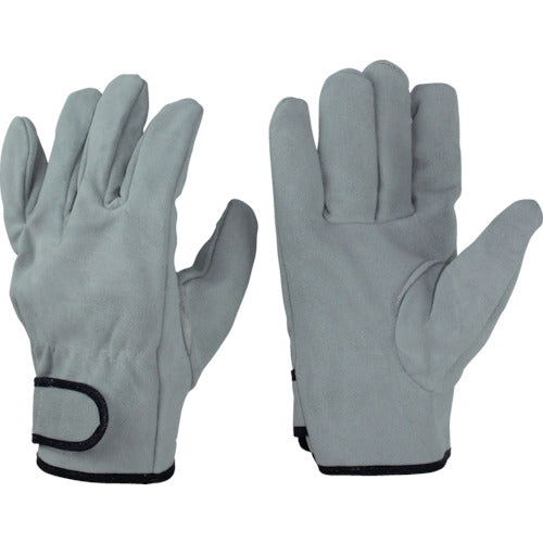 Otafuku Leather Gloves, Cowhide Leather with Cotton Inside and Velcro Closure, 464, 1 Pair