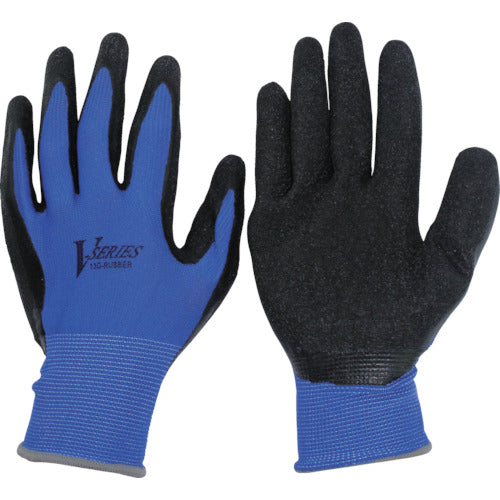 おたふく 天然ゴム背抜き手袋 ブルー LL A-35-BL-LL 1 双