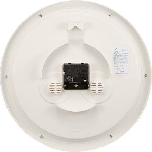 RHYTHM Wall Clock (Analog Display) with Thermo-Hygrometer and Continuous Second Hand Brown Φ330 x 47mm 8MGA37SR06 1 pc