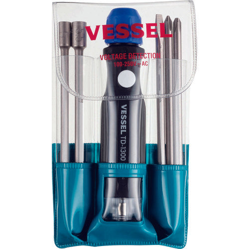 VESSEL 検電差替5本組ドライバーセット(低圧用)TD−1300B TD-1300B 1 S