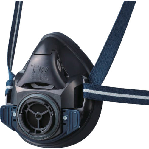 シゲマツ 防じん・防毒マスク TW01SC ブラック M TW01SC-BK-M 1 個