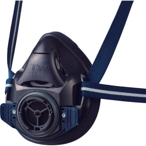 シゲマツ 防じん・防毒マスク TW01SC ブラック S TW01SC-BK-S 1 個