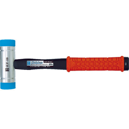 OH 라이턴 스테인리스 소프트 해머 블루 헤드 부착 #1 SUF-B10LT 1개