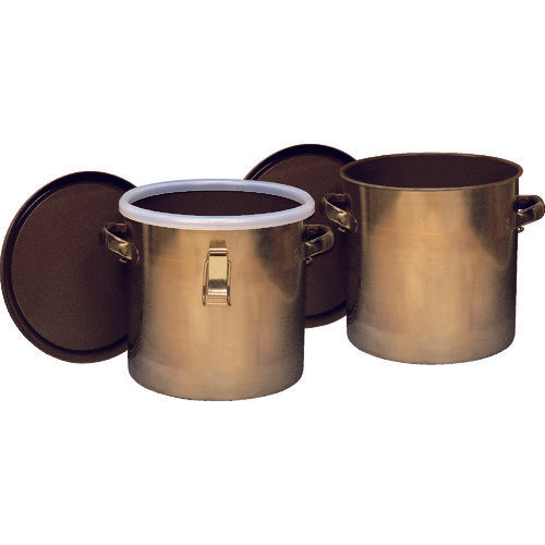 フロンケミカル フッ素樹脂コーティング密閉タンク(金具付) 膜厚約50μ 7L NR0378-001 1 個