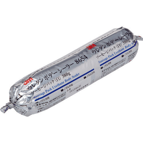 3M 自動車補修用シーリング材 ウレタンボデーシーラー ソーセージパック 8654 白 380g 8654 1 本