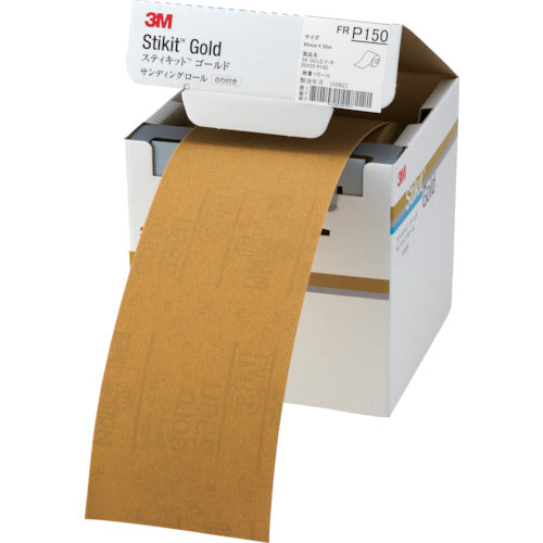 3M Stickit Gold Finishing Roll #150 95mm x 35m FR 150 95 GOL 1 roll