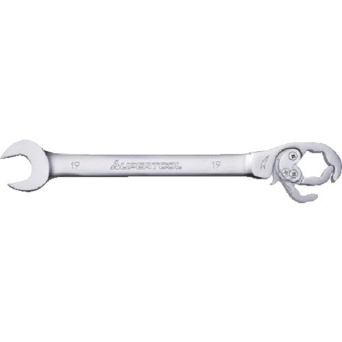 スーパー オープンラチェットレンチ(ストレートタイプ)L:177mm 呼び:13 RCW13 1 丁