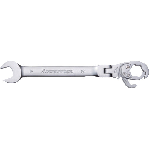 スーパー オープンラチェットレンチ(フレックスタイプ)L:177mm 呼び:13 RCW13F 1 丁