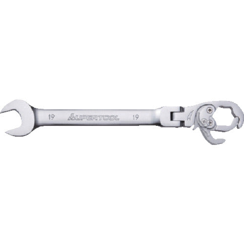 スーパー オープンラチェットレンチ(フレックスタイプ)L:333mm 呼び:24 RCW24F 1 丁