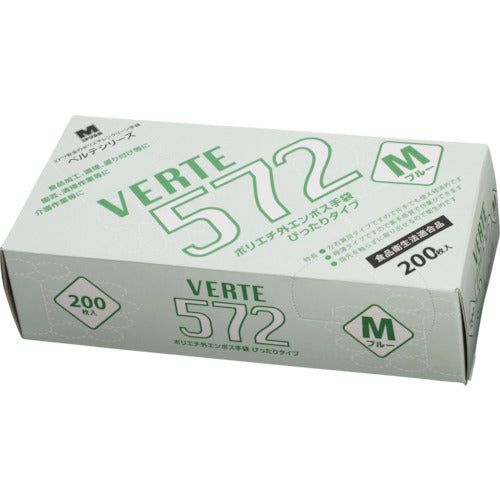 Midori Anzen Polyethylene Disposable Gloves Verte 572 200 pieces M VERTE-572-M 1 box
