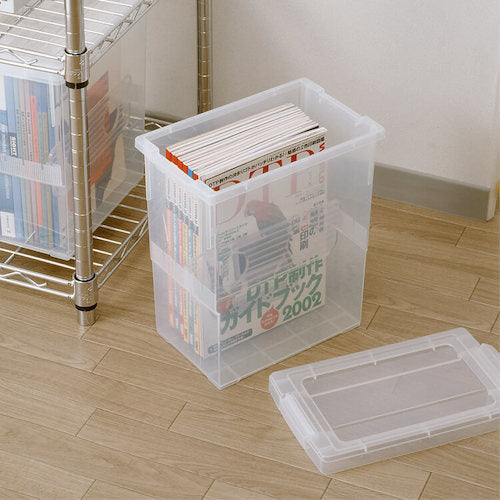 TENMA A4 Magazine Storage Box Clear 185 x 305 x 325 110000975 1 pc