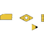 Sandvik T-Max P turning CBN negative insert (620) 7115 DNGA150408S01525H 5 pieces