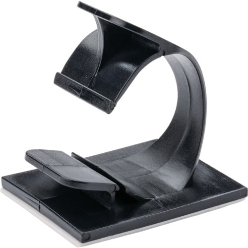 PANDUIT Cord Clip with Adhesive Tape, Black (100 pcs) LWC38-A-C20 1 bag