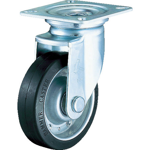 Hammer Special Rubber Wheel J Series Swivel 100mm 420J-XRZ100 1 pc
