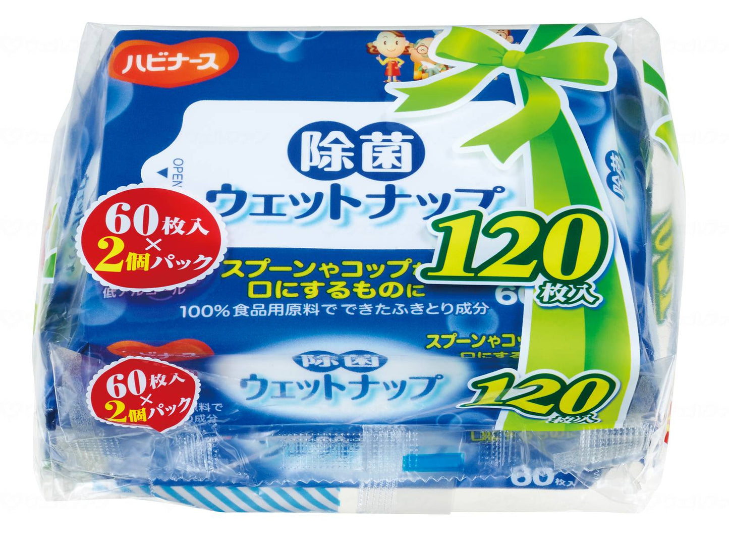 Pigeon Tahira Antibacterial Wet Nap 60 sheets x 2 packs