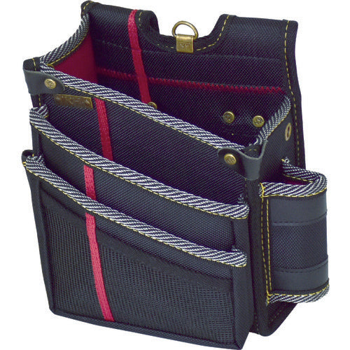 KH Evolution Waist Bag 3 Tier Black/Scarlet Left HSA17K 1 pc