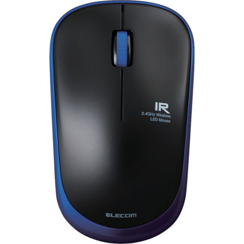 ELECOM 무선 IR 마우스 ENELO 시리즈 3 버튼 절전 블루 M-IR07DRBU 1 개