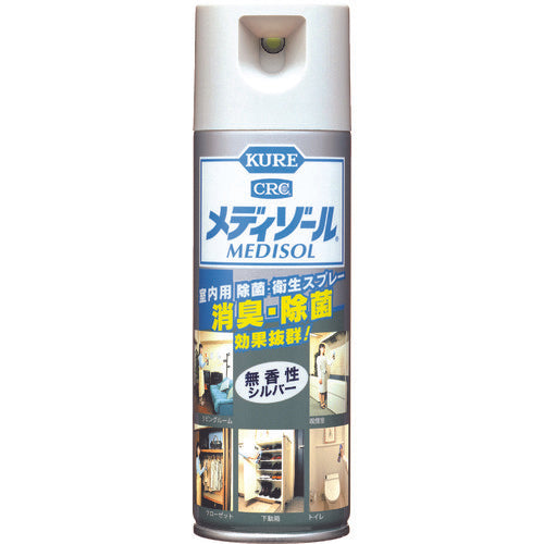 KURE 除菌・消臭剤 メディゾール 無香性 200ml NO1087 1 個