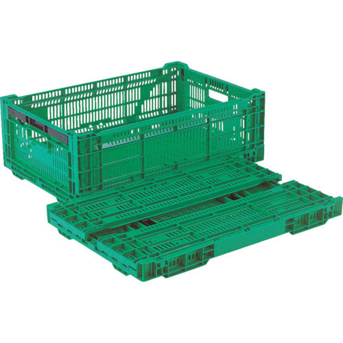 Risu Folding Container 518732 RS Container RS-MM38S (Thin Folding Container One-Touch) Green RS-MM38S 1 pc