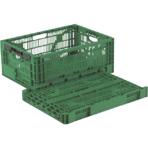 다람쥐 접이식 컨테이너 515533 RS 컨테이너 RS-MM27S(얇은 접이식 컨테이너 원터치) 녹색 RS-MM27S 1개