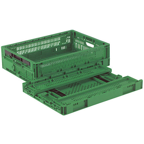 다람쥐 접이식 컨테이너 515519 RS 컨테이너 RS-MM17S(얇은 접이식 컨테이너 원터치) 녹색 RS-MM17S 1개