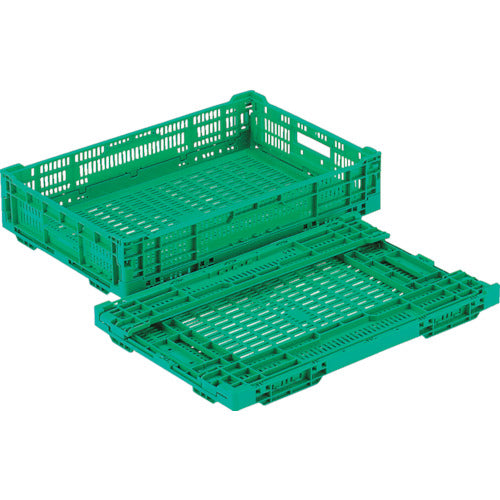 Risu Folding Container 478357 RS Container RS-MM22 (Thin Folding Container) Green RS-MM22 1 pc