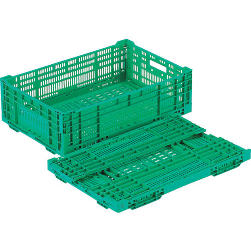 Risu Folding Container 478371 RS Container RS-MM33 (thin folding container) Green RS-MM33 1 piece