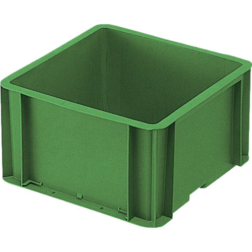 積水 トヨタ規格コンテナ TP−332Fフラットタイプ 緑 TP332FG 1 個