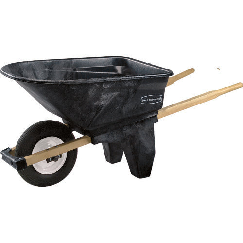 ラバーメイド 【売切廃番】廃棄物運搬車 ホイールバローズ 容量180L 長さ1524×幅686×699mm エアー入タイヤ(Φ203mm) 5658-61 1 台