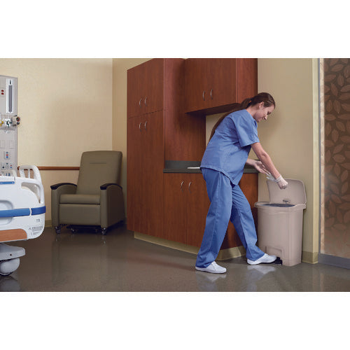 ラバーメイド 【売切廃番】スリムジムステップオンコンテナ フロントステップ90.8Lホワイト 1883561 1 個