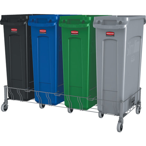 ラバーメイド 【売り切り廃番】スリムジムコンテナ用ドーリー 4連タイプ 1956193 1 個