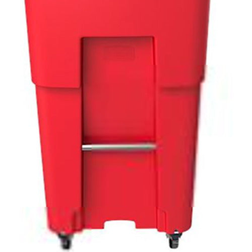 Rubbermaid Big Wheel Container for Medical Waste, Red, 9W1905, 1 pc