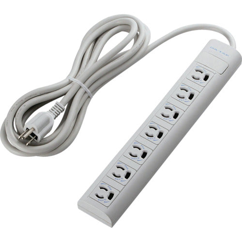 ELECOM 오피스용 탭 EU RoHS 지령 준거 마그넷 번개 빠짐 방지 탭 3P 7개 입 3m T-ECOY053NDA 1개