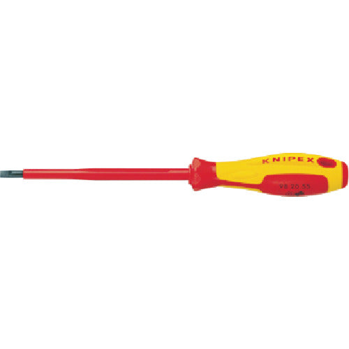KNIPEX 1000V Insulated Screwdriver (-3.5) 9820-3.5SL 1 piece