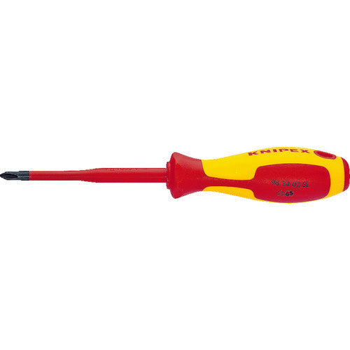 KNIPEX 1000V Insulated Screwdriver (+2) 9824-02SL 1 piece