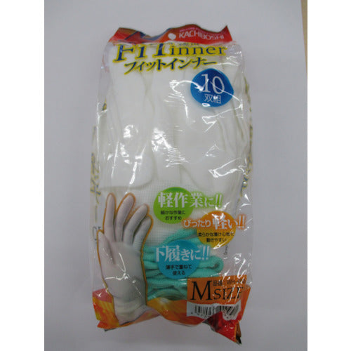 勝星 フィットインナー10双組 M WH-400-M 1 組