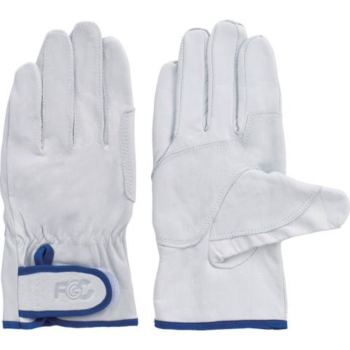 Fuji Glove Genuine Cowhide Leather Gloves F-804 White M 5846 1 pair