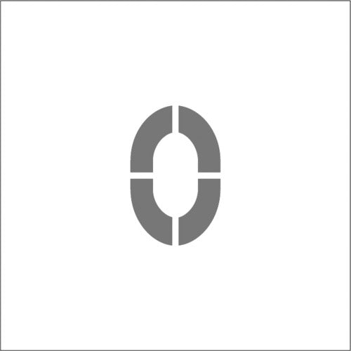 IM ステンシル マグネット 0 文字サイズ50×40mm ASTM05040 1 枚