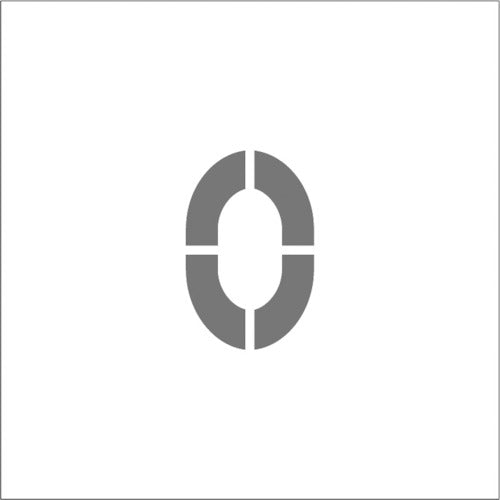 IM ステンシル マグネット 0 文字サイズ150×95mm ASTM015095 1 枚