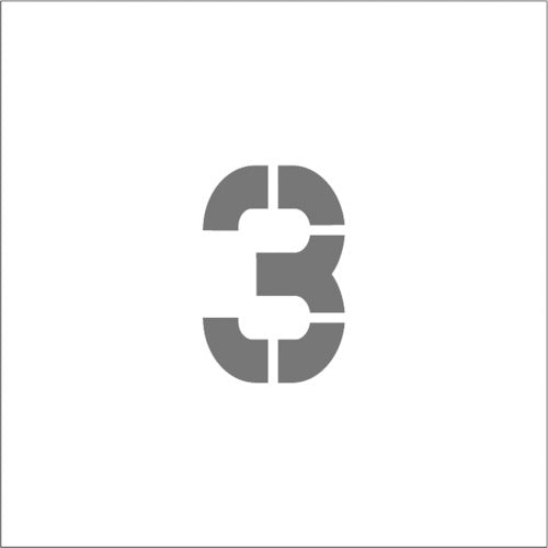 IM ステンシル マグネット 3 文字サイズ150×95mm ASTM315095 1 枚