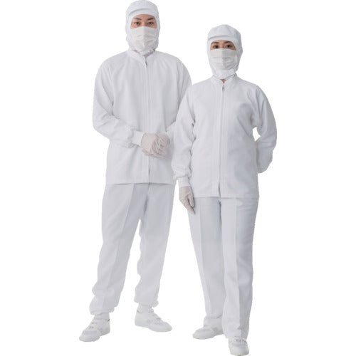 TriApex Cleanroom Wear, Foreign Material Contamination Prevention Jacket, JK274C, Medium, White, JK274C-01-M, 1 Unit