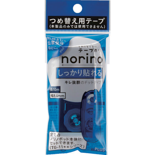 Plus 38907) Norinopod Firmly Sticks 8.4mm Refill 10m TG-1121R 1 pc