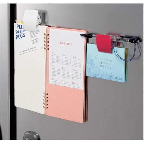 Plus 80412) Magnetic Clip CP-040MCR M Pink CP-040MCR MP 1 piece