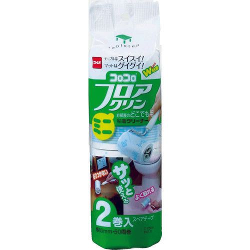 ニトムズ コロコロミニフロアクリン用スペアテープ 2巻入 テープ幅80mm幅×50周 C2504 1 PK