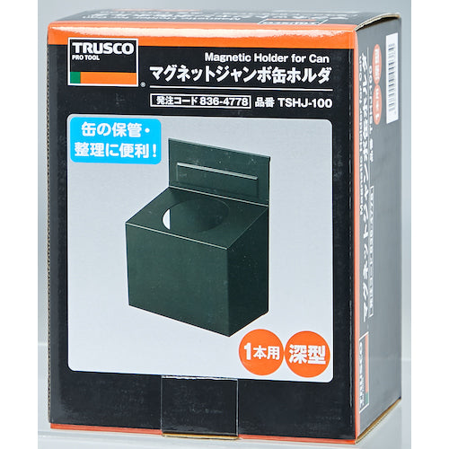 TRUSCO Magnetic Jumbo Can Holder for 1 Can TSHJ-100 1 pc