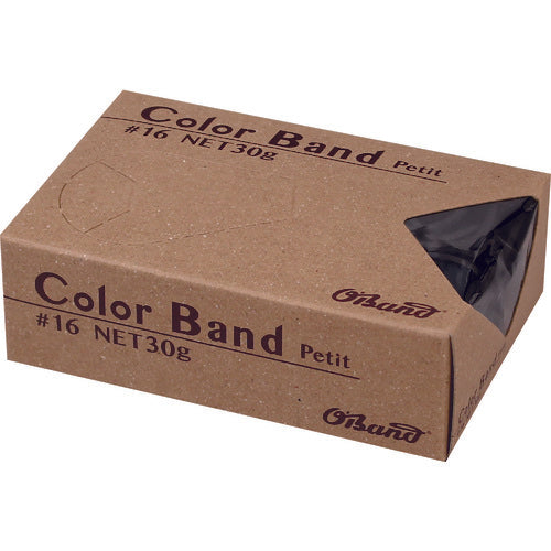 O-Band Color Band Petite 30g Box #16 Black GGC-030-BK 1 Box