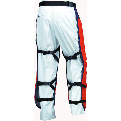 MAX Mr. FOREST 방호 챕스 오렌지 LL 사이즈 MT536-OR-LL 1 착용